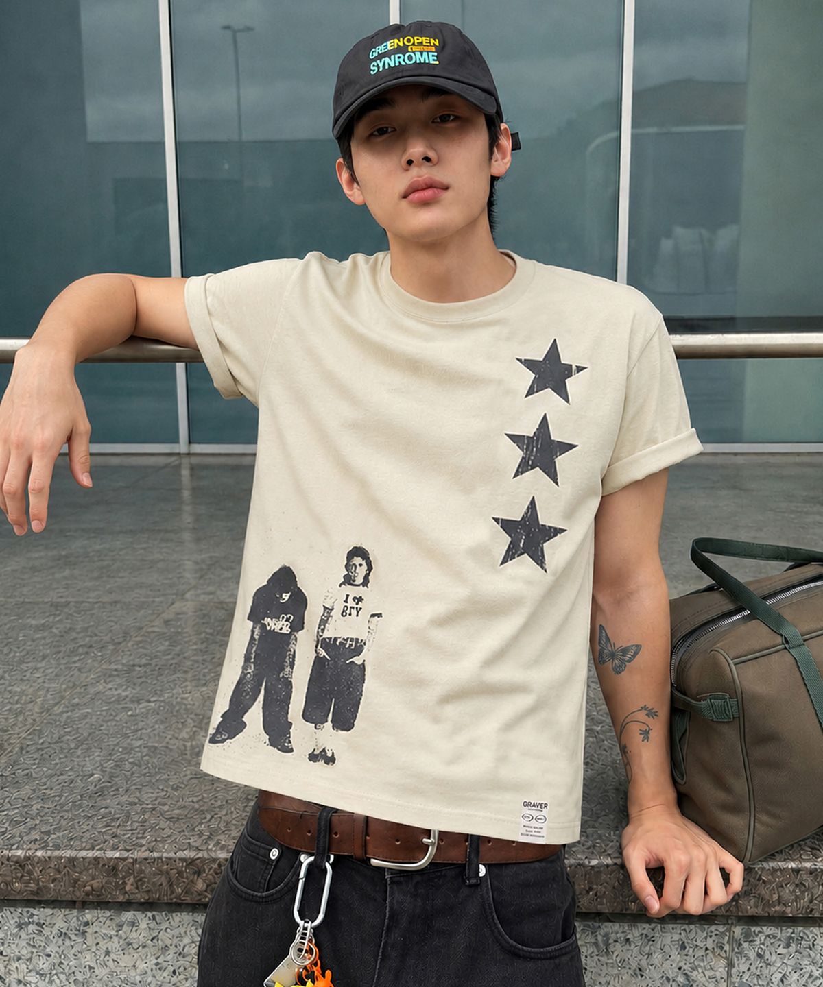 그레이버(GRAVER) [UNISEX]STAR3 반팔티_7color