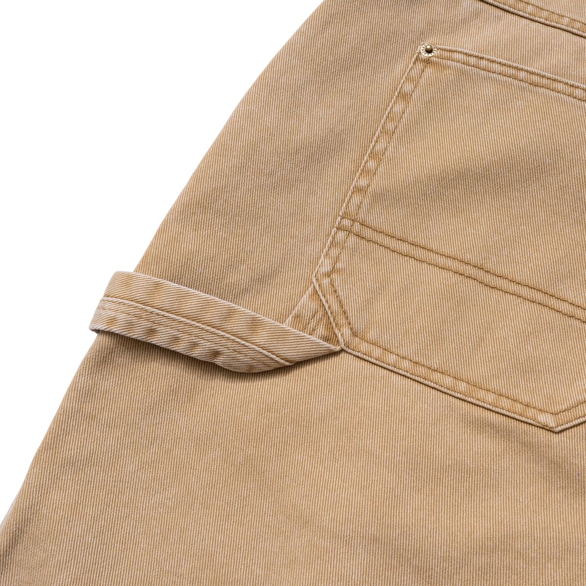 엑스트라오디너리(EXTRAORDINARY) PIGMENT WASHING DOUBLE KNEE SHORTS BEIGE