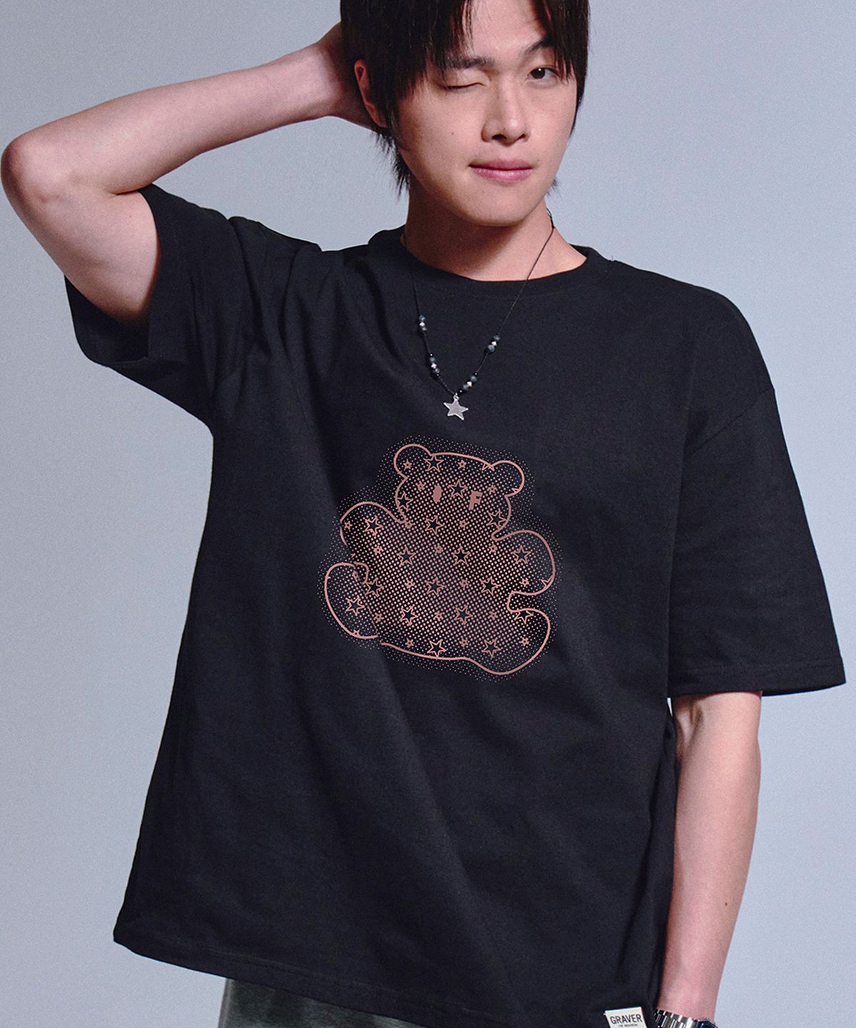 그레이버(GRAVER) [UNISEX]CALL BEAR 반팔티_2color