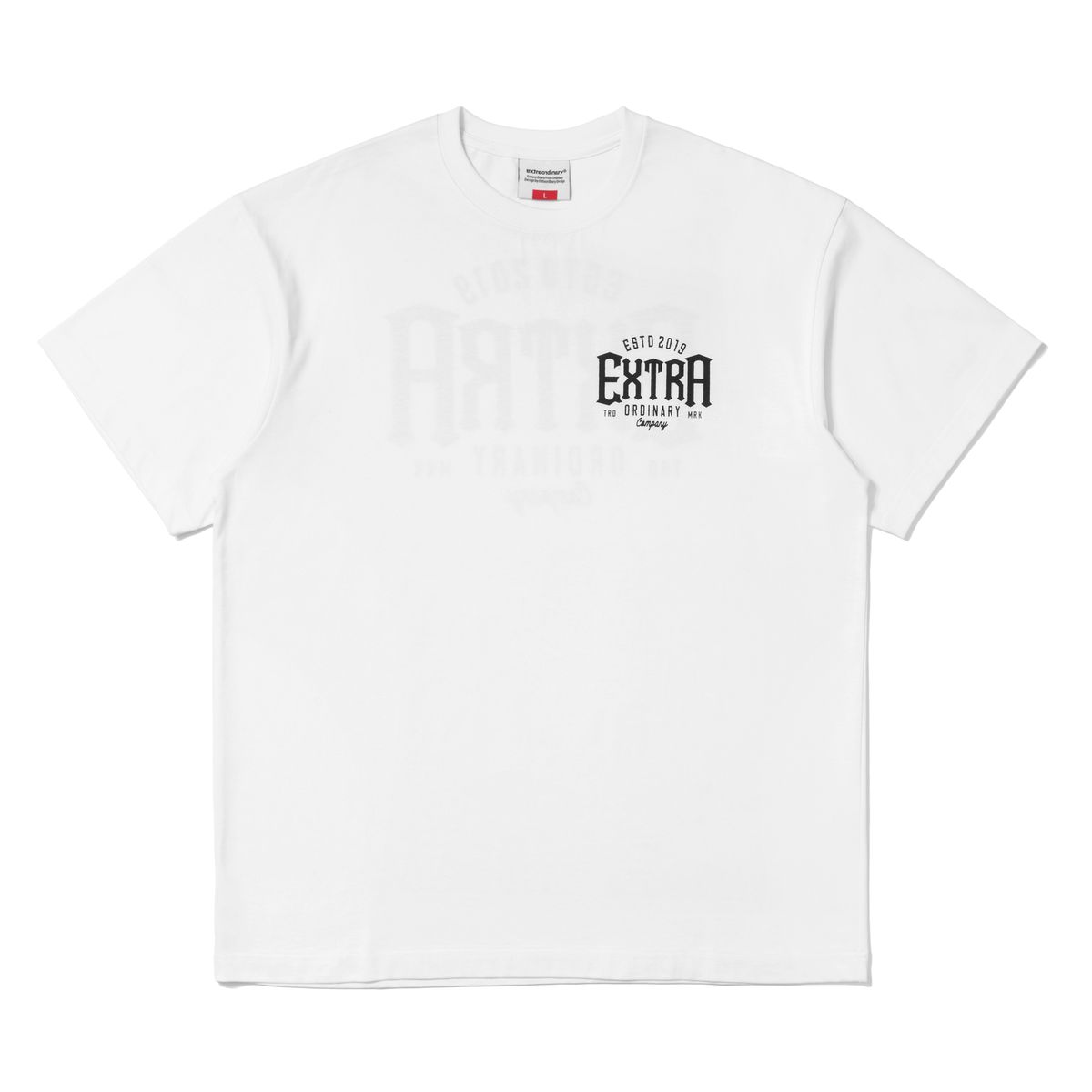 엑스트라오디너리(EXTRAORDINARY) ESTABLISHED 2019 TEE OFF WHITE