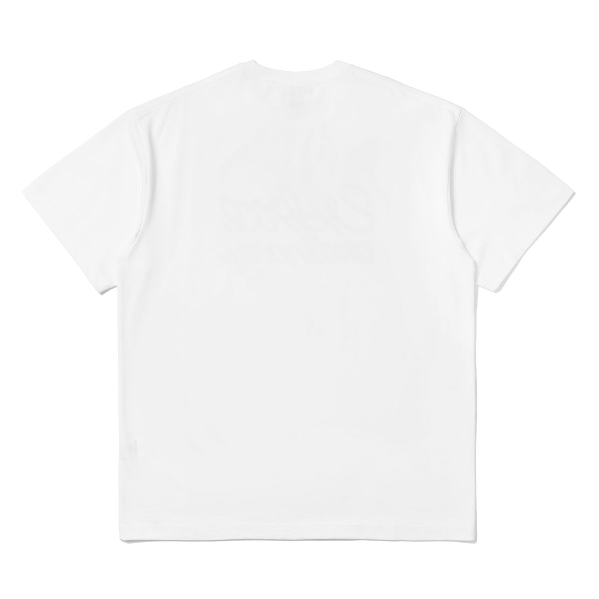 엑스트라오디너리(EXTRAORDINARY) CURVED ROPE LOGO TEE OFF WHITE