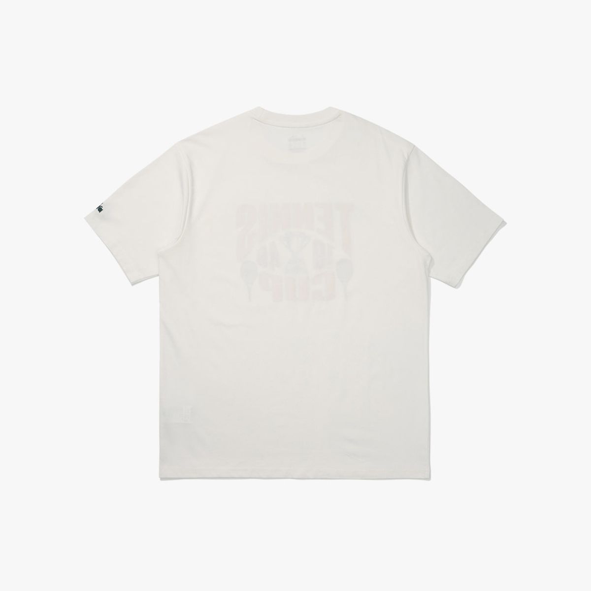디아도라(diadora) 아카이브 테니스 그래픽 반팔 티셔츠 OFF WHITE