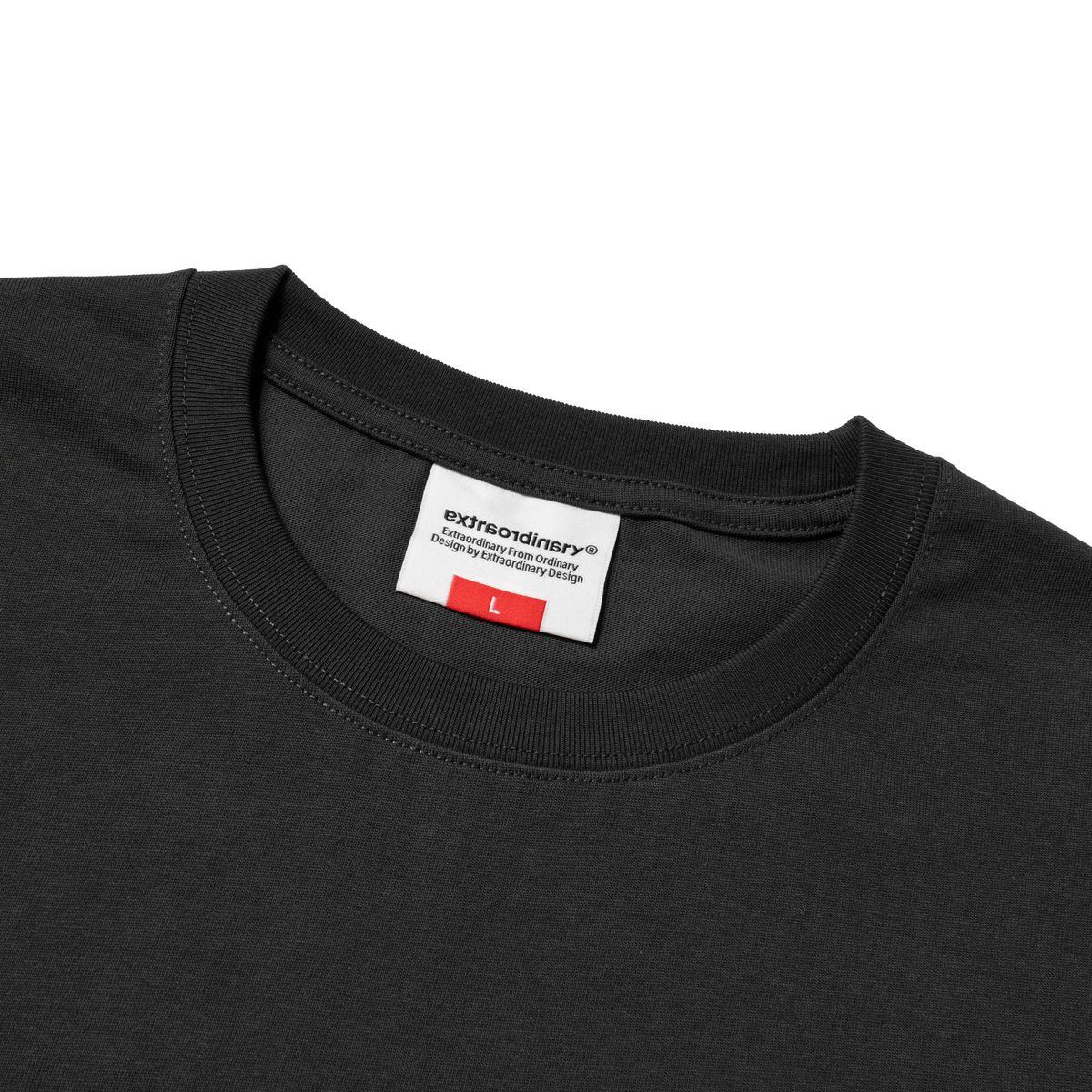 엑스트라오디너리(EXTRAORDINARY) DICE LOGO TEE CHARCOAL