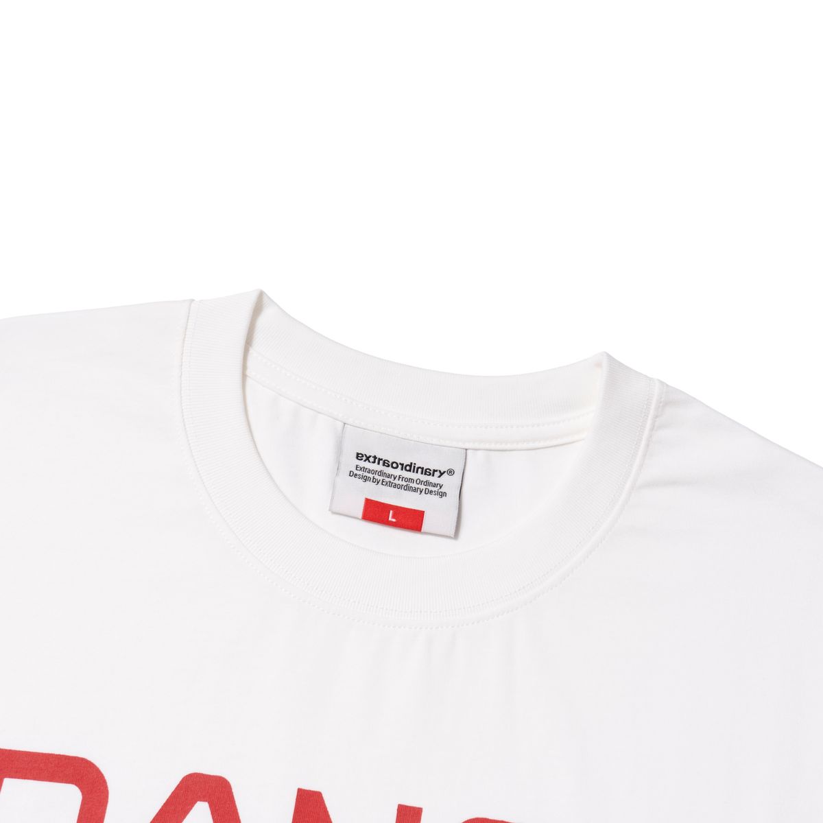 엑스트라오디너리(EXTRAORDINARY) DANCE FAIRY DANCE TEE OFF WHITE
