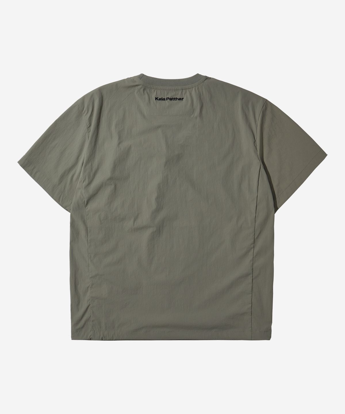 칼라파타르(KALAPATTHAR) Woven Utility Pocket T-Shirt - Khaki