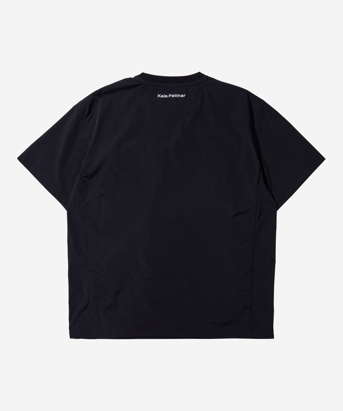 칼라파타르(KALAPATTHAR) Woven Utility Pocket T-Shirt - Black