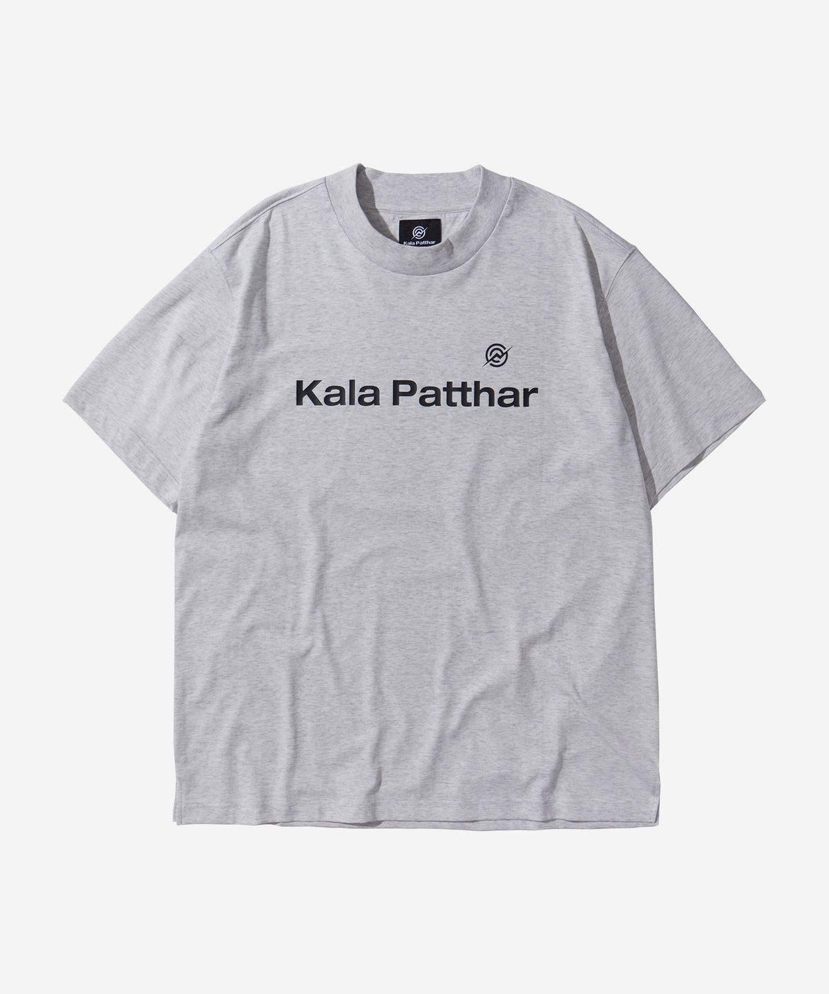 칼라파타르(KALAPATTHAR) Flower Graphic Back Logo T-Shirt - Melange Gray