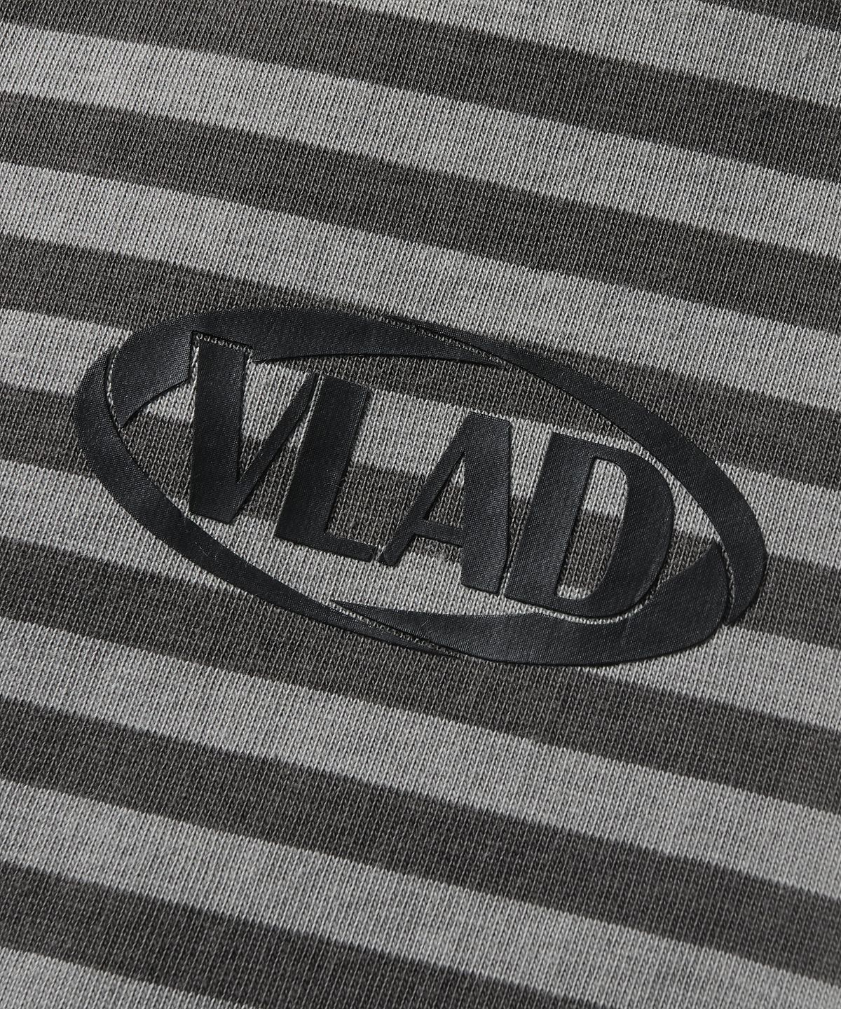 디미트리블랙(DIMITRI BLACK) VLAD 블랜드 스트라이프 링거 반팔 티셔츠_그레이&차콜
