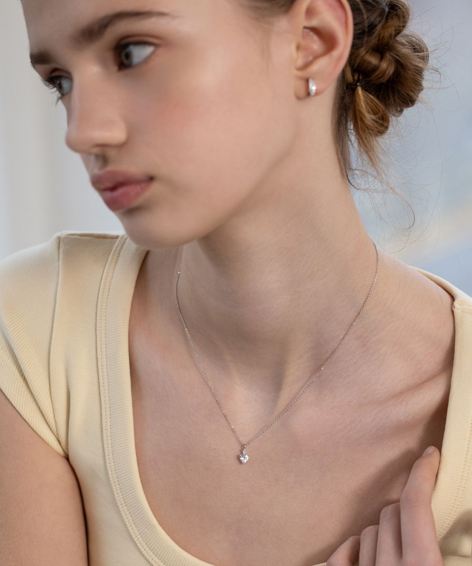 ネックレス・ペンダント TATIANA (Silver 925) Lunar Heart necklace 5BSH094 MUSINSA | TATIANA (Silver 925) Luna Heart Necklace NZ2467