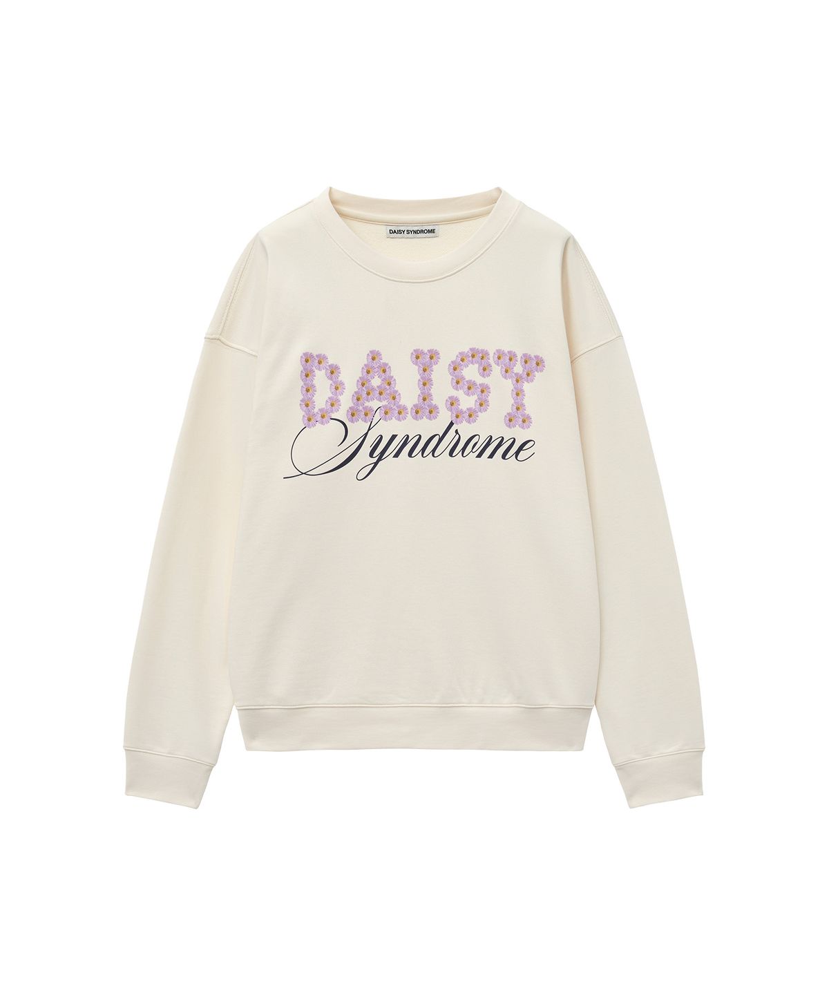 데이지신드롬(DAISY SYNDROME) FLOWER SYNDROME SWEATSHIRT cream