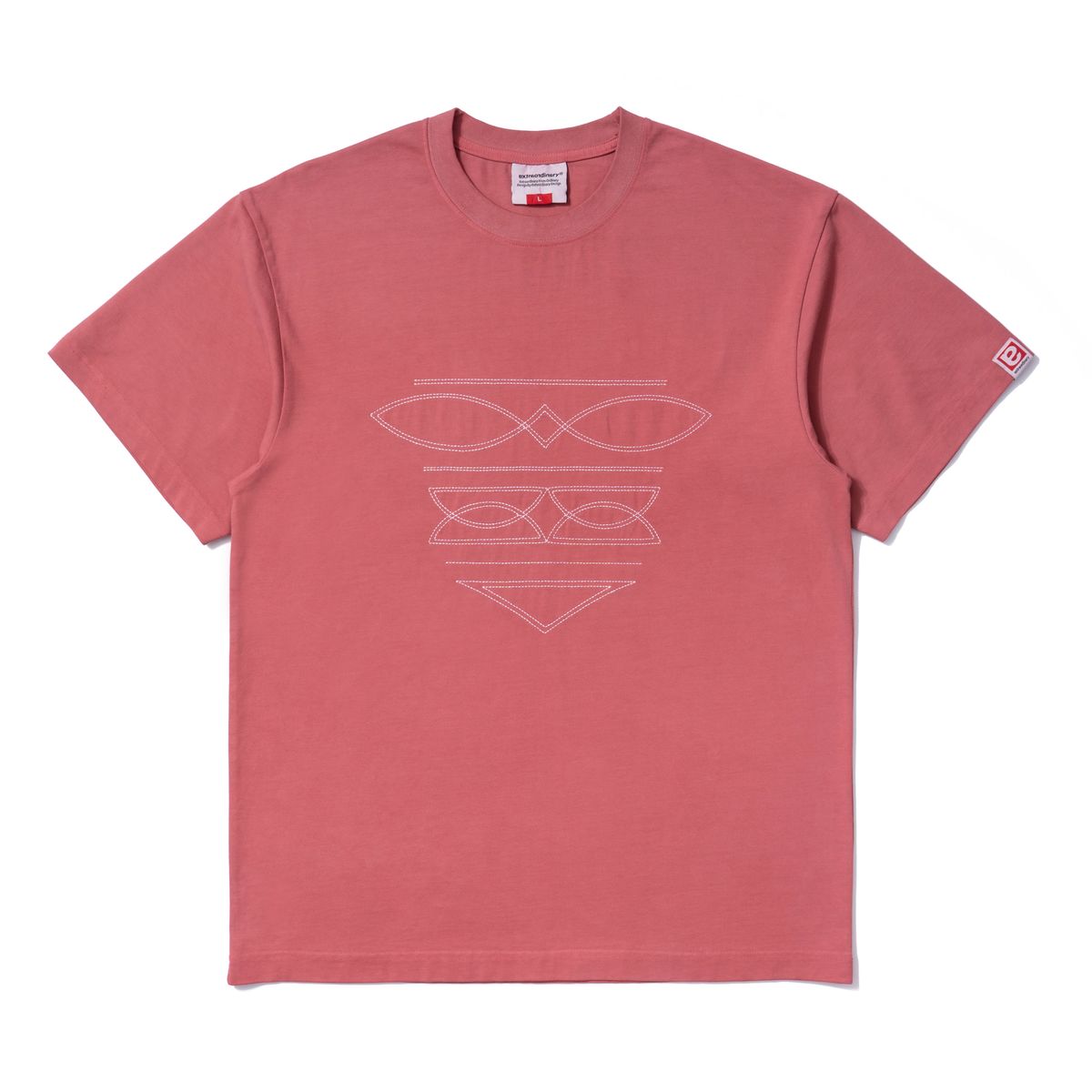엑스트라오디너리(EXTRAORDINARY) WESTERN STITCH TEE RED