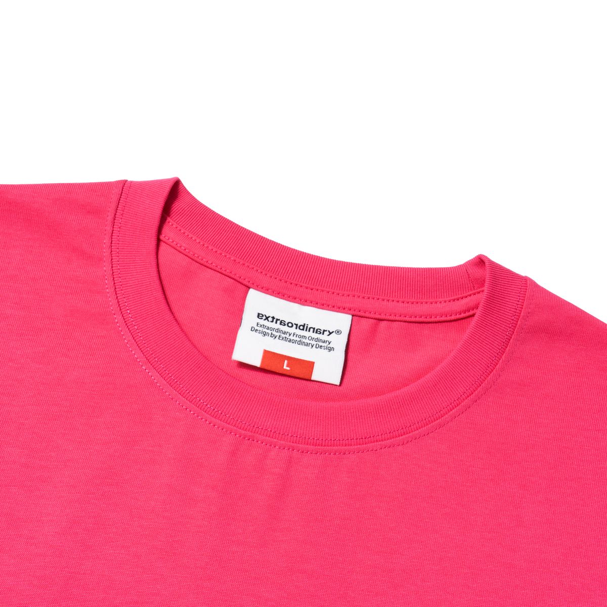 엑스트라오디너리(EXTRAORDINARY) RACING LOGO TEE PINK