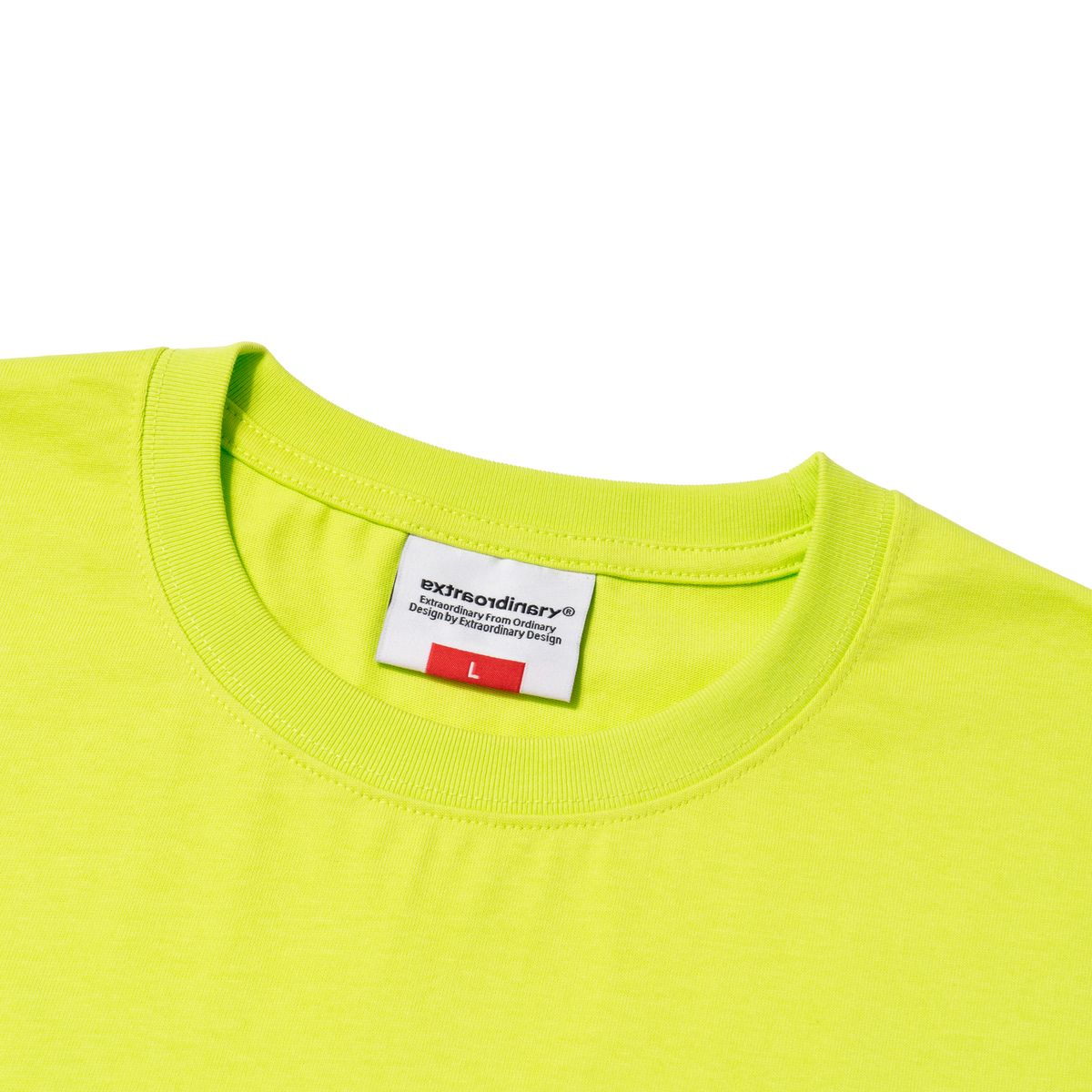엑스트라오디너리(EXTRAORDINARY) RACING LOGO TEE LIME