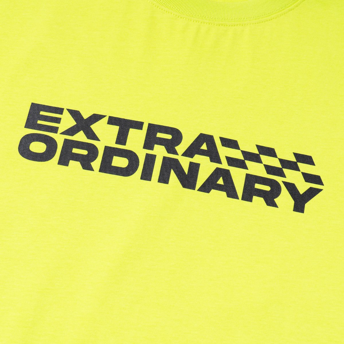 엑스트라오디너리(EXTRAORDINARY) RACING LOGO TEE LIME