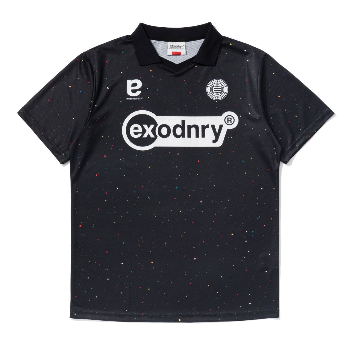 엑스트라오디너리(EXTRAORDINARY) EX SOCCER JERSEY BLACK