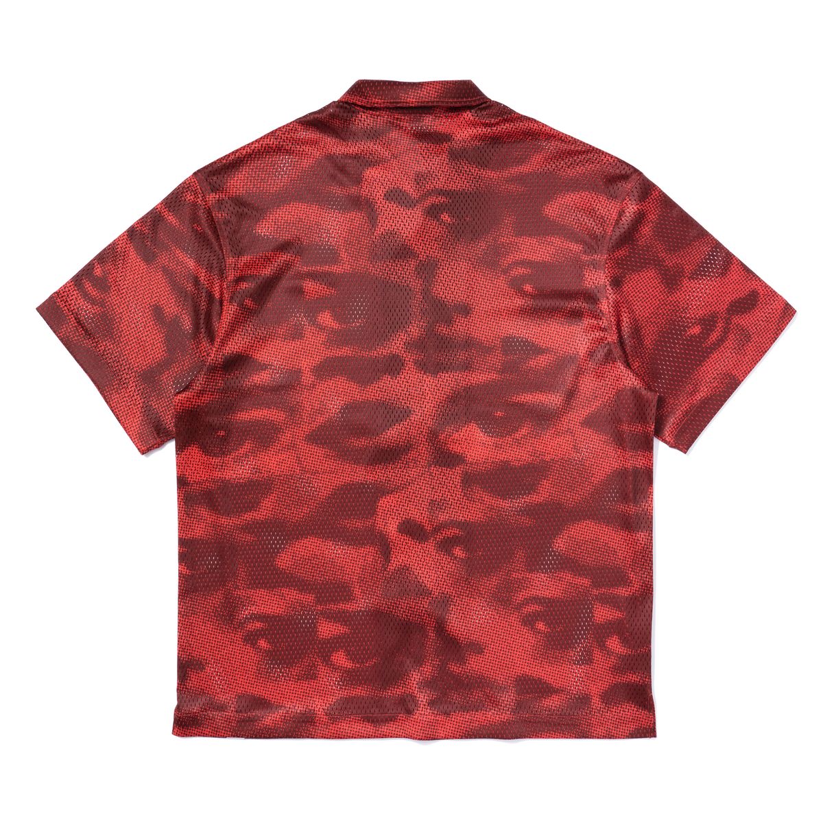 엑스트라오디너리(EXTRAORDINARY) EYES MESH SHIRTS RED