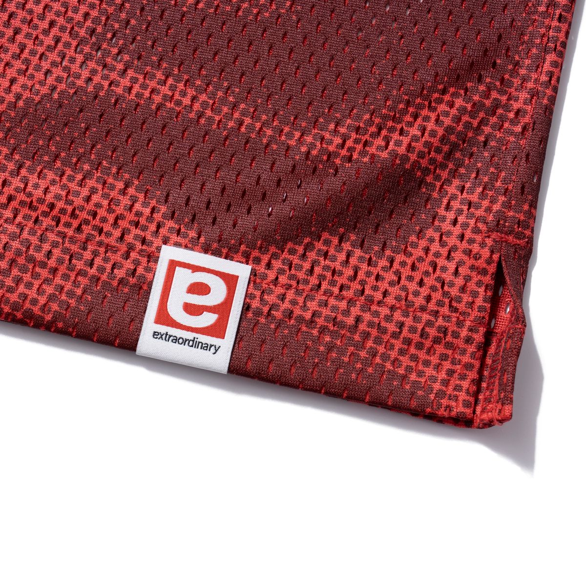 엑스트라오디너리(EXTRAORDINARY) EYES MESH SHIRTS RED