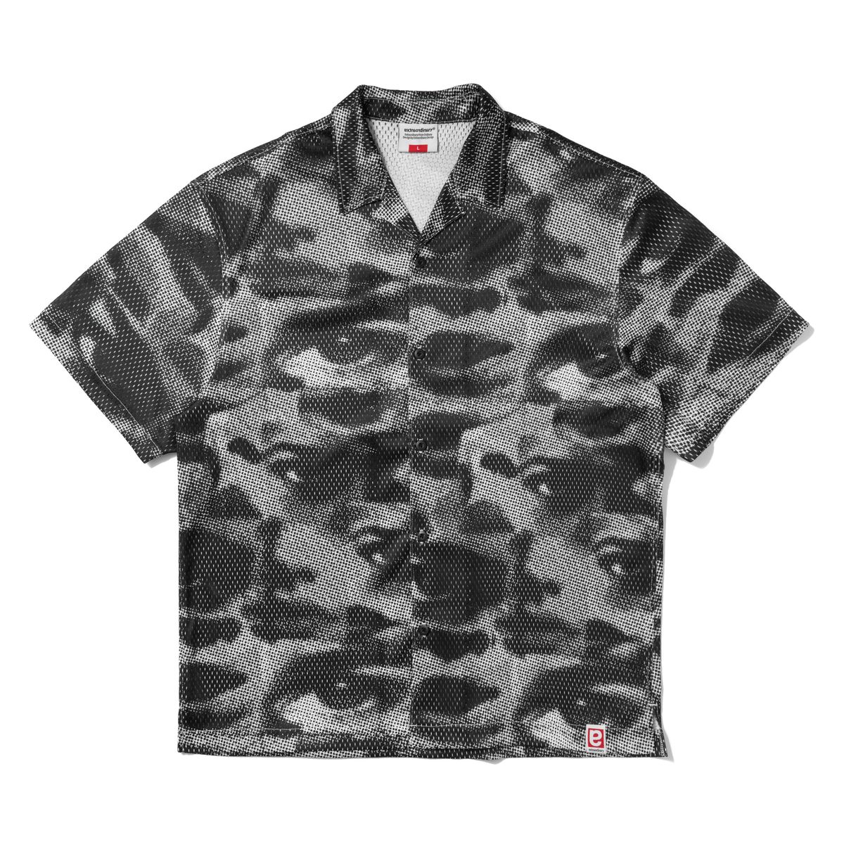 엑스트라오디너리(EXTRAORDINARY) EYES MESH SHIRTS OFF WHITE