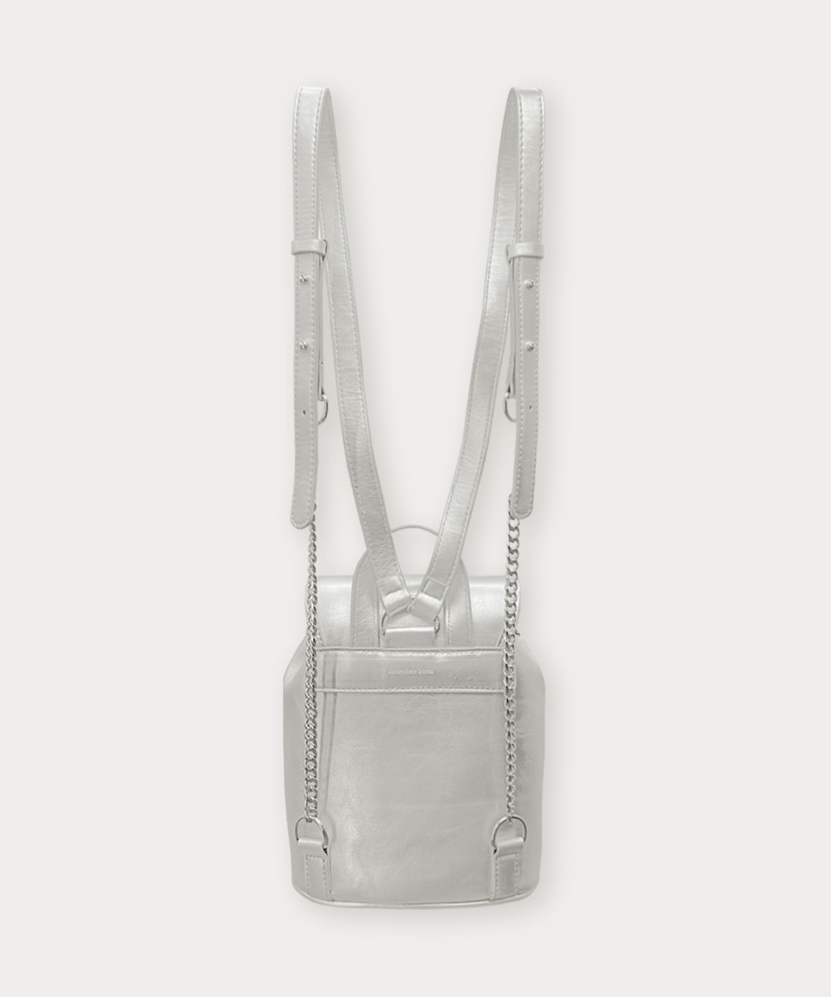 썸웨어버터(SOMEWHEREBUTTER) Mini Fle Backpack - Silver