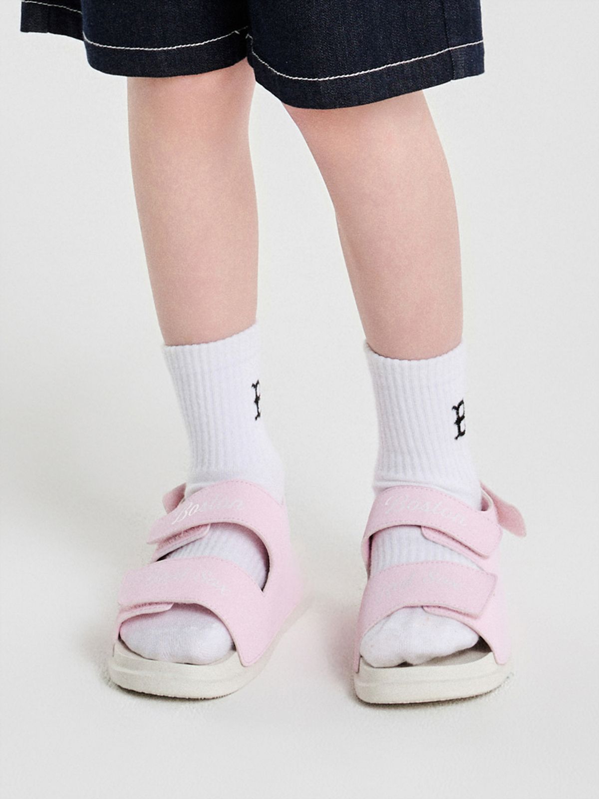 엠엘비 키즈(MLB KIDS) 마운드 샌들 BOS (L.Pink)