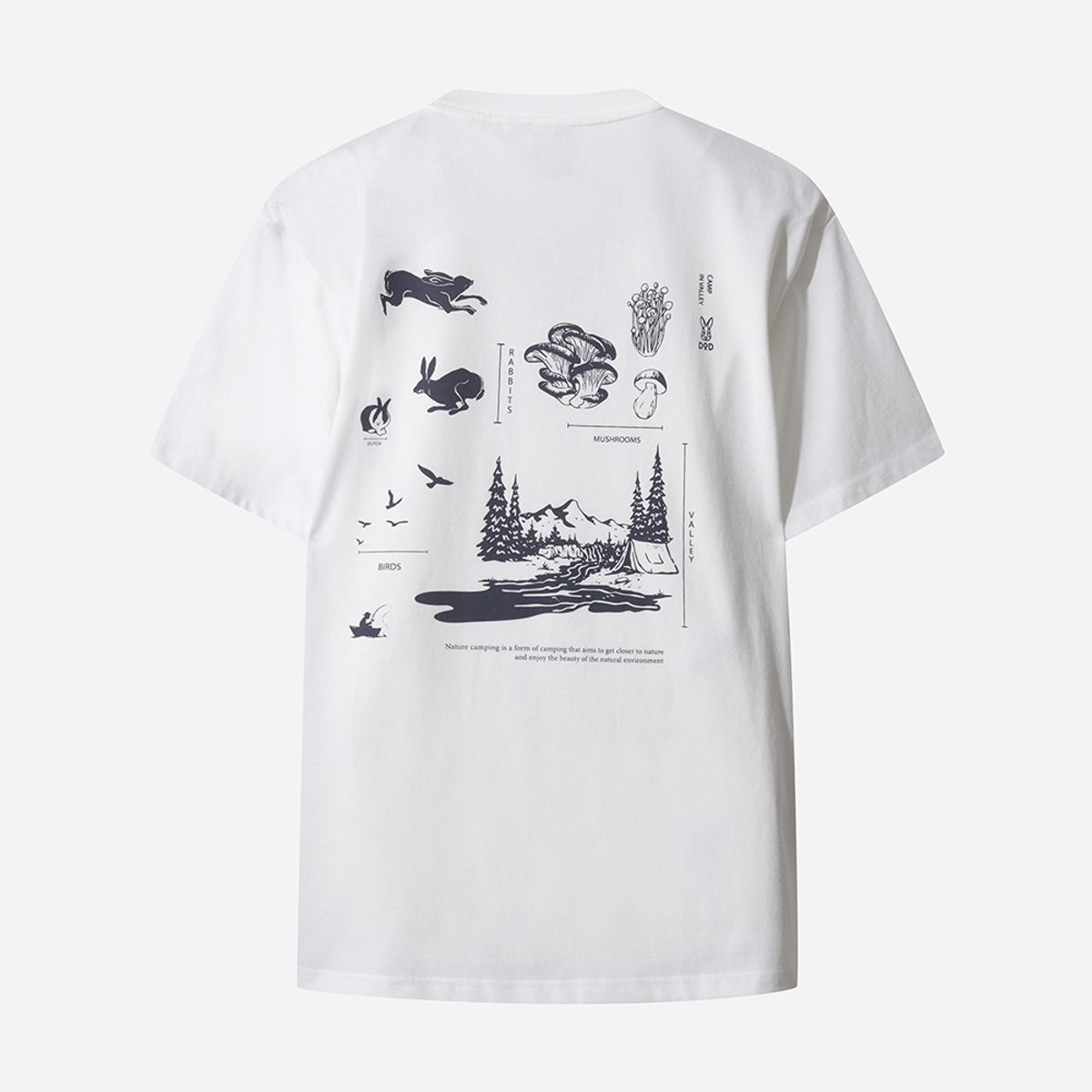 디오디(DOD) 에이드 그래픽 반팔 티셔츠 (OFF WHITE 2)