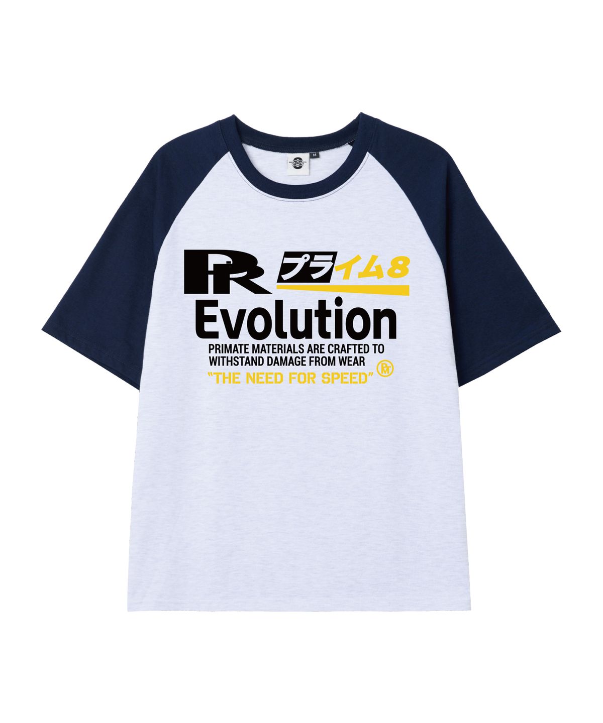 프라임에이트(PRIMATE) EVOLUTION 오버핏 래글런 반팔티셔츠 5 COLORS