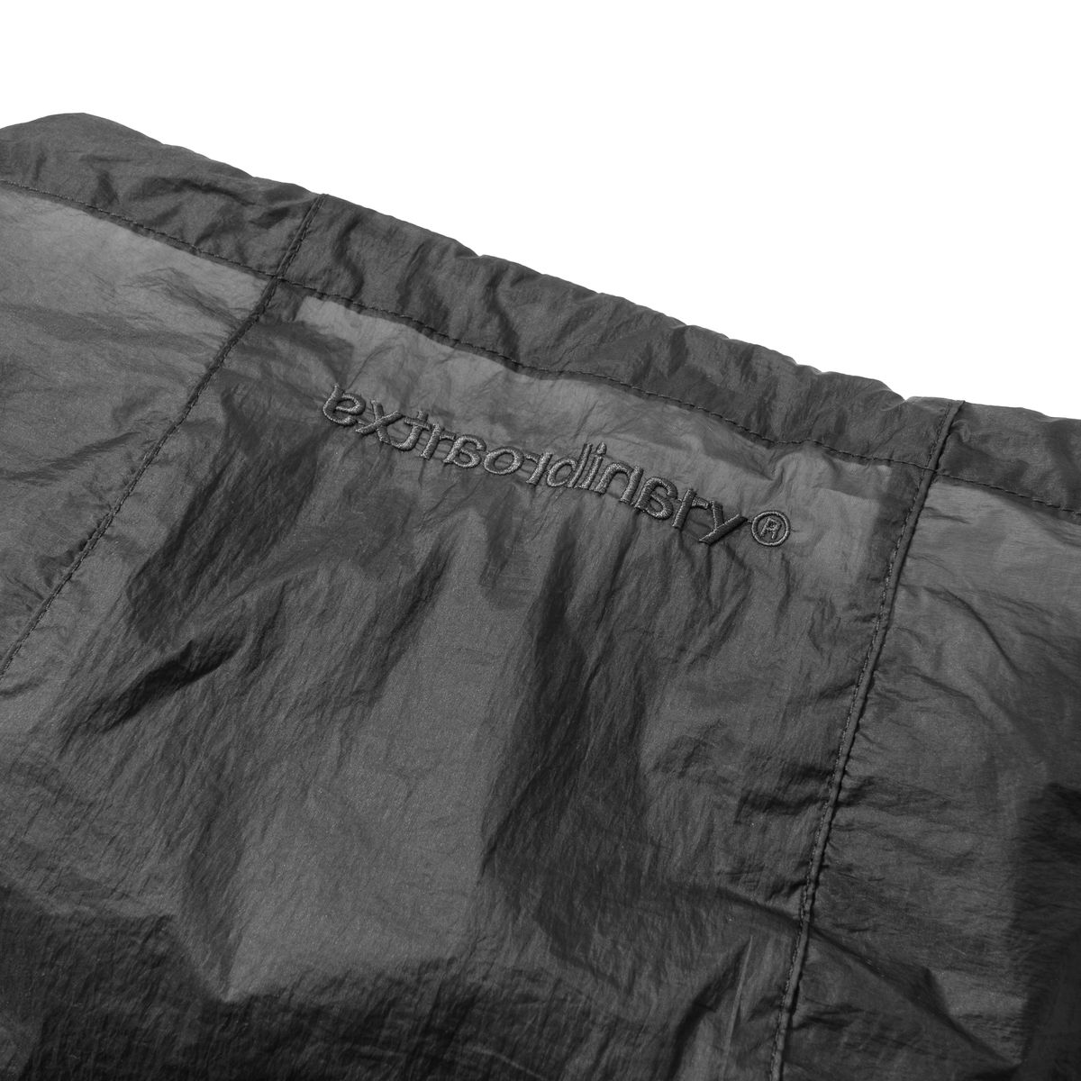 엑스트라오디너리(EXTRAORDINARY) SHEER NYLON WINDBREAKER JACKET CHARCOAL