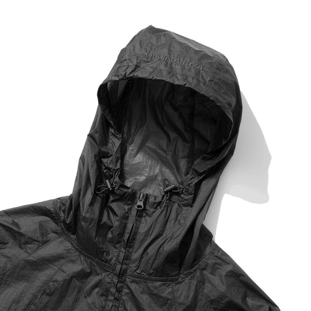 엑스트라오디너리(EXTRAORDINARY) SHEER NYLON WINDBREAKER JACKET CHARCOAL