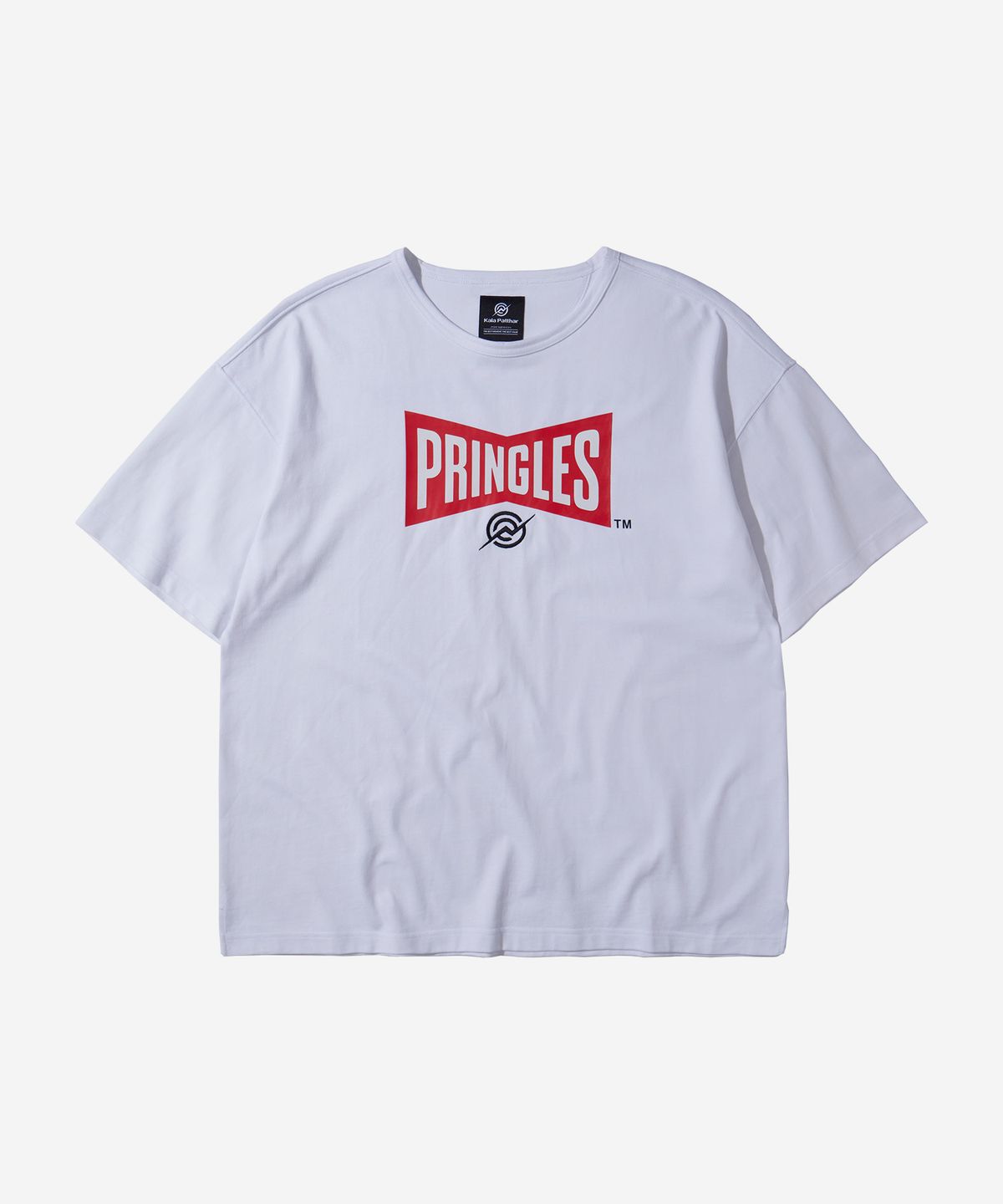 칼라파타르(KALAPATTHAR) [PRINGLES X KALAPATTHAR] Bowtie T-Shirt - White