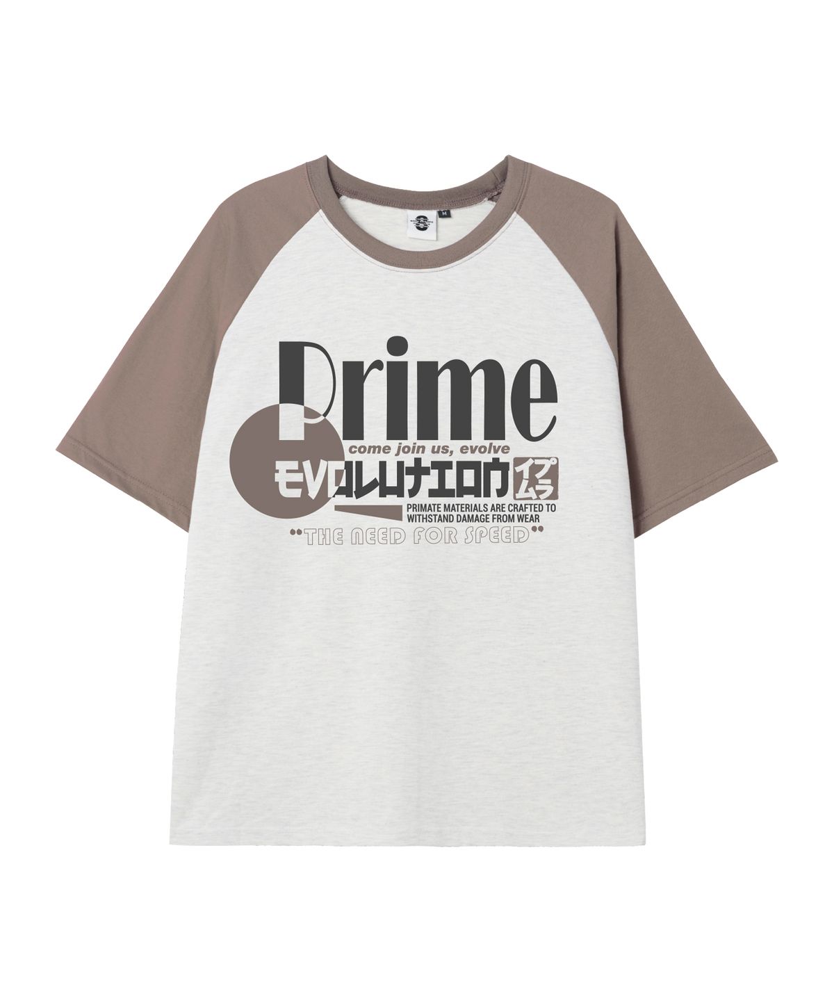 프라임에이트(PRIMATE) VK 오버핏 래글런 반팔티셔츠 5 COLORS