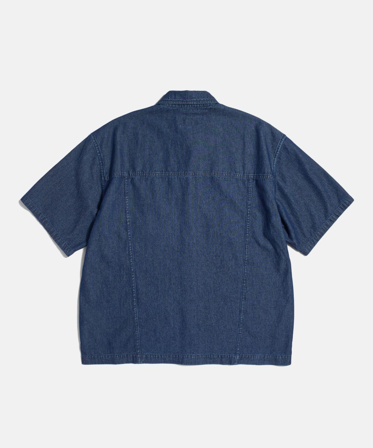 에스피오나지(ESPIONAGE) Denim Trucker S/S Shirt Dark Indigo