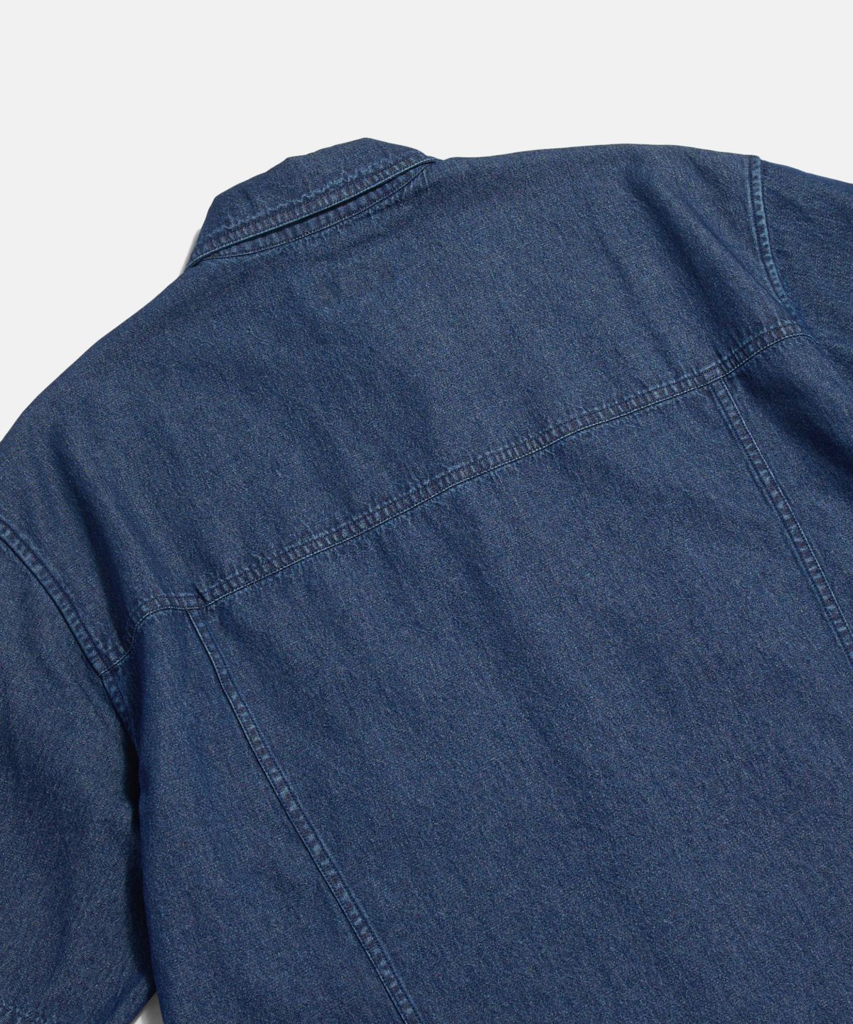 에스피오나지(ESPIONAGE) Denim Trucker S/S Shirt Dark Indigo