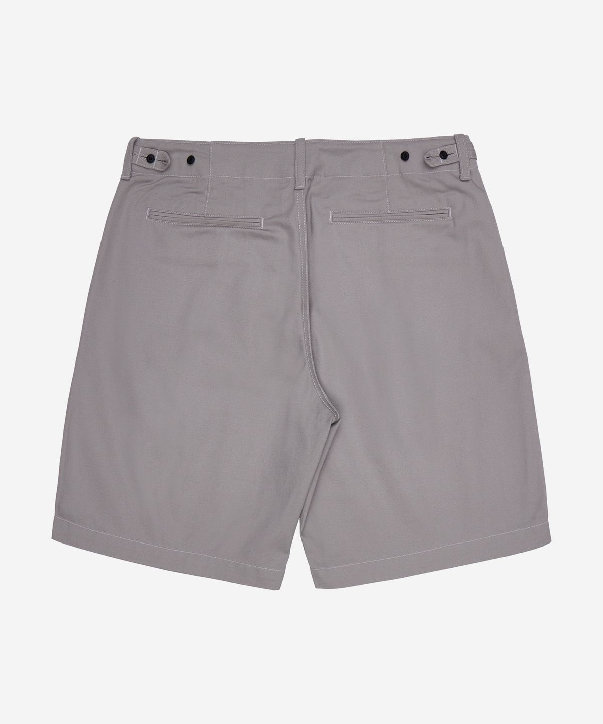 필더스(FIELDERS) BASIC STANDARD FIT ONE-TUCK SHORTS GREY