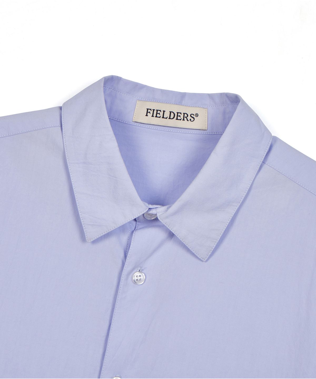 필더스(FIELDERS) BASIC STANDARD FIT POCKET SHORT-SLEEVED SHIRT BLUE
