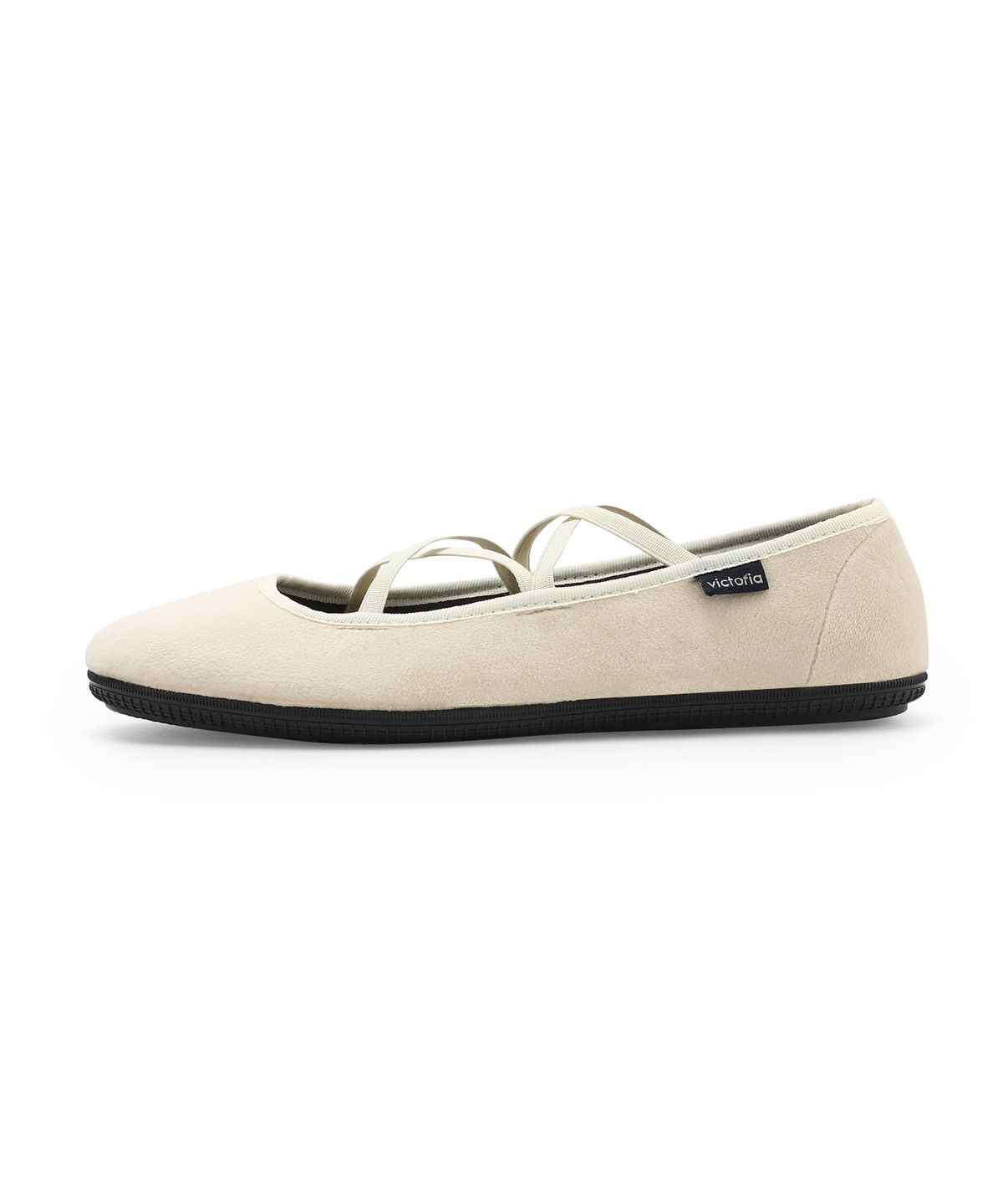 빅토리아 슈즈(VICTORIA SHOES) 오다 발레리나 엑스스트랩 (1049923-COTTON)