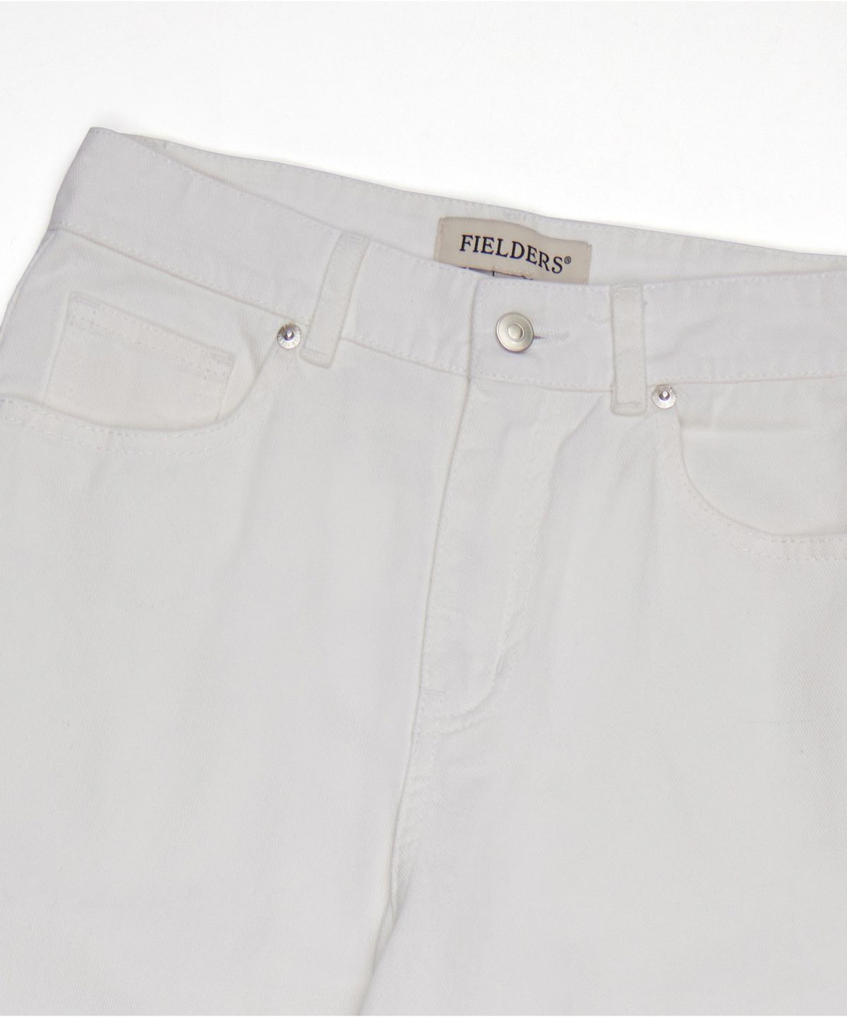 필더스(FIELDERS) REGULAR STRAIGHT FIT DENIM PANTS WHITE