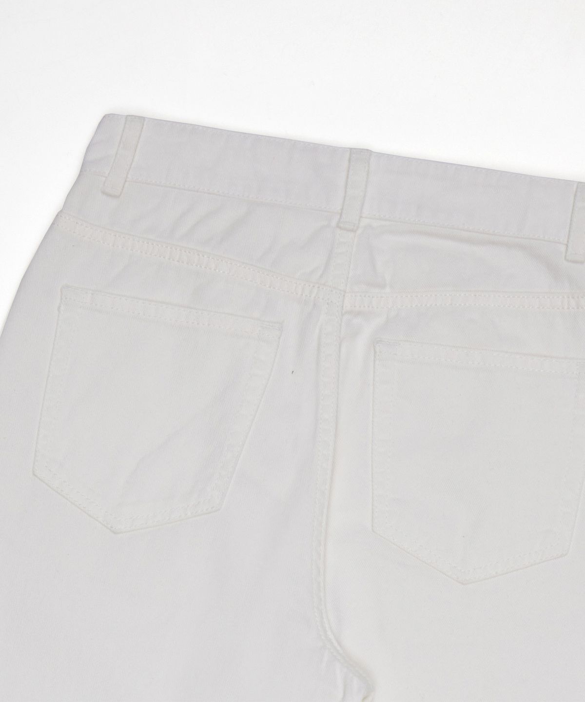 필더스(FIELDERS) REGULAR STRAIGHT FIT DENIM PANTS WHITE