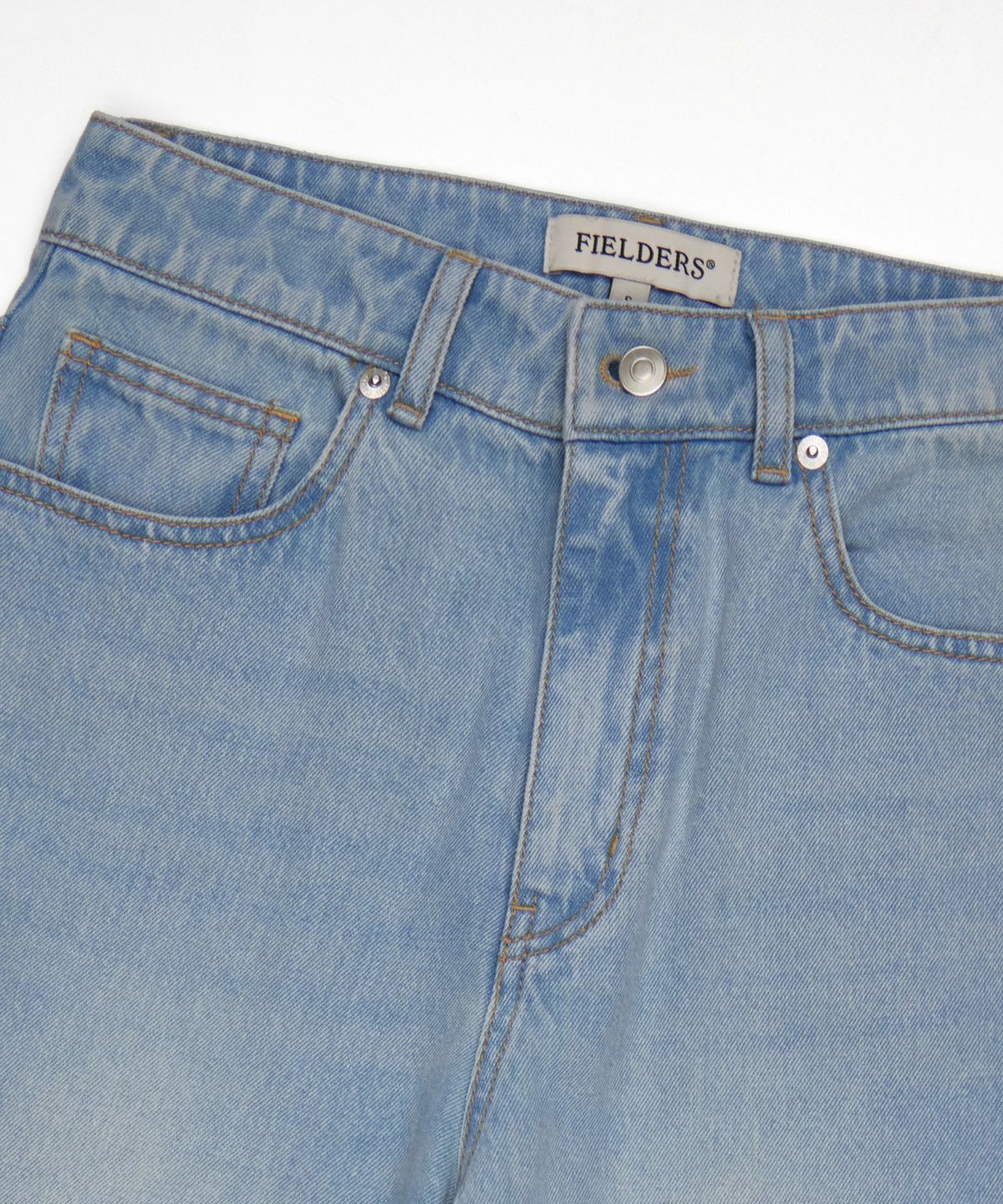 필더스(FIELDERS) REGULAR STRAIGHT FIT DENIM PANTS LIGHT BLUE