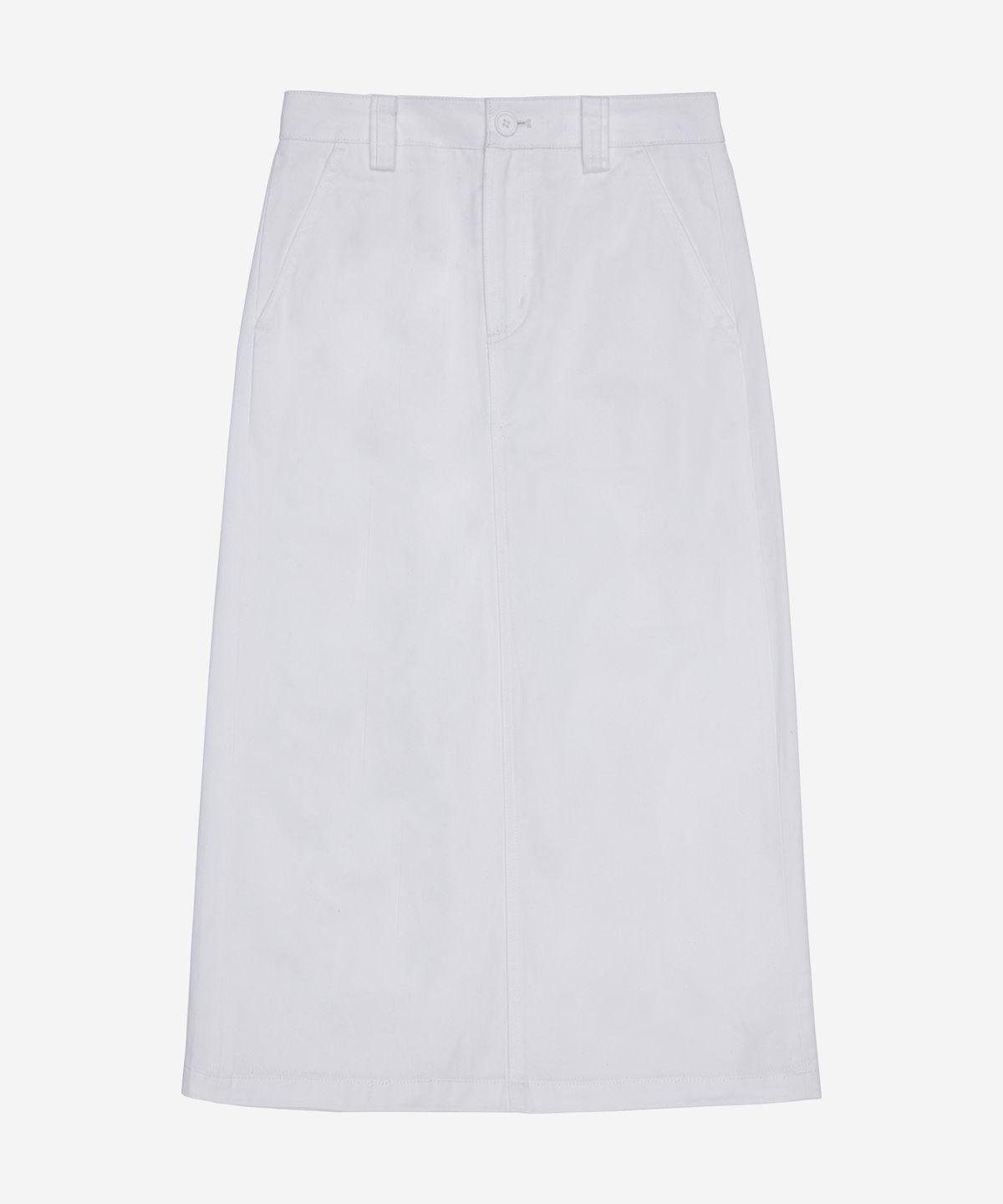 필더스(FIELDERS) BACK POCKET LONG SKIRT IVORY