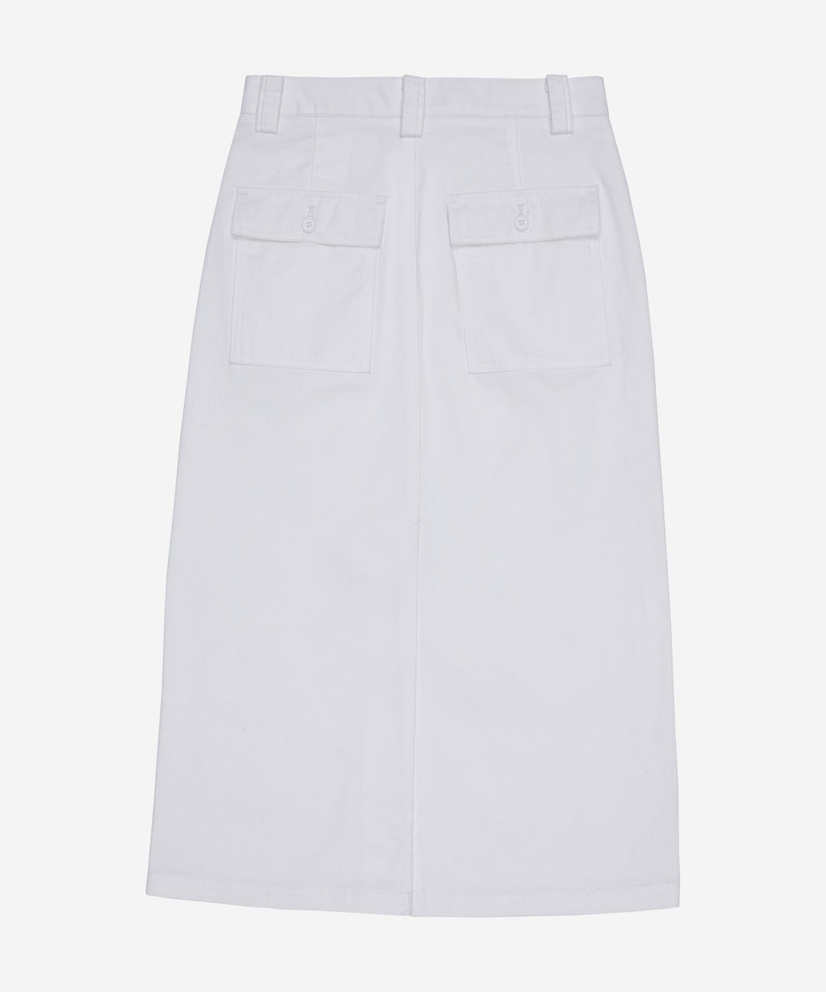 필더스(FIELDERS) BACK POCKET LONG SKIRT IVORY