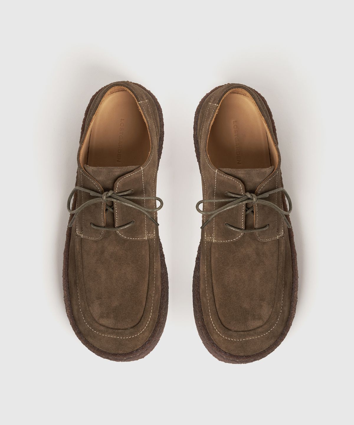 로스트가든(LOSTGARDEN) UNIFORM Crepe Derby Brown