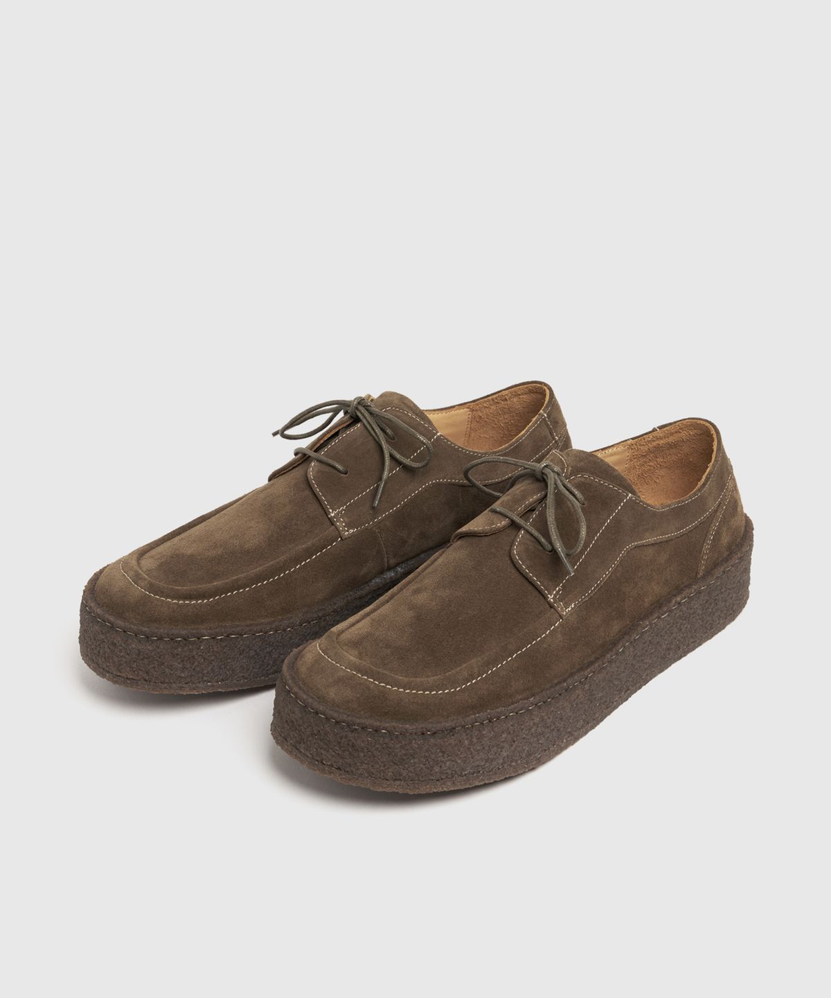 로스트가든(LOSTGARDEN) UNIFORM Crepe Derby Brown