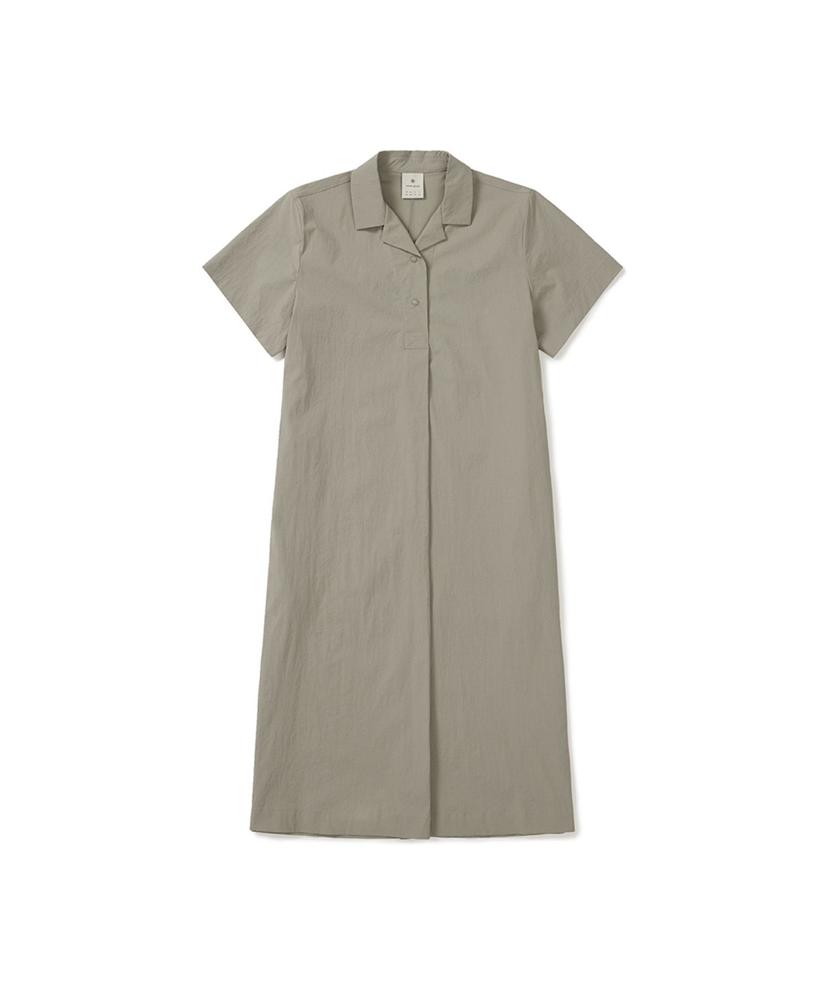 스노우피크 어패럴(SNOWPEAK APPAREL) 냉감 루트 카라 원피스 (S25MWROP61) Beige Gray