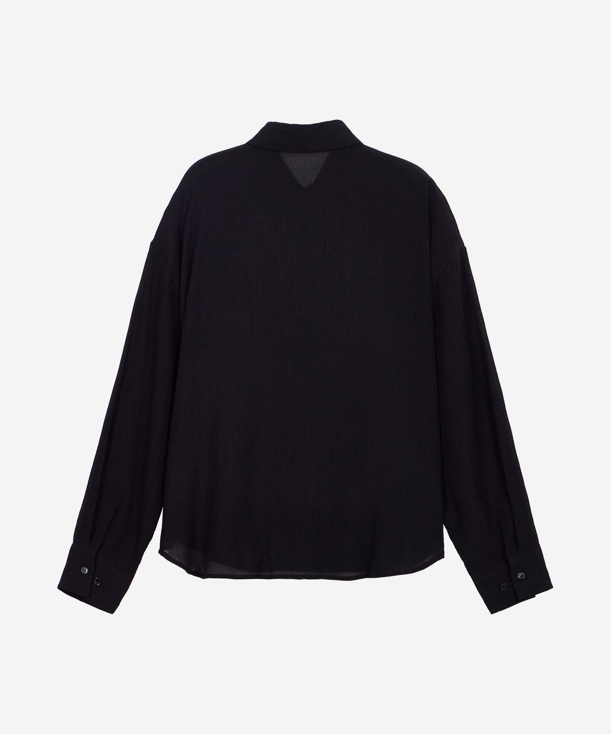 필더스(FIELDERS) SEERSUCKER SHIRTS BLACK