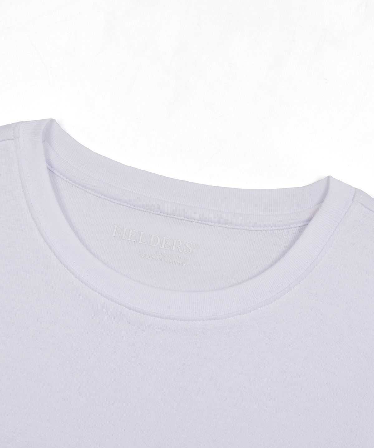 필더스(FIELDERS) BASIC CROPPED T-SHIRT WHITE