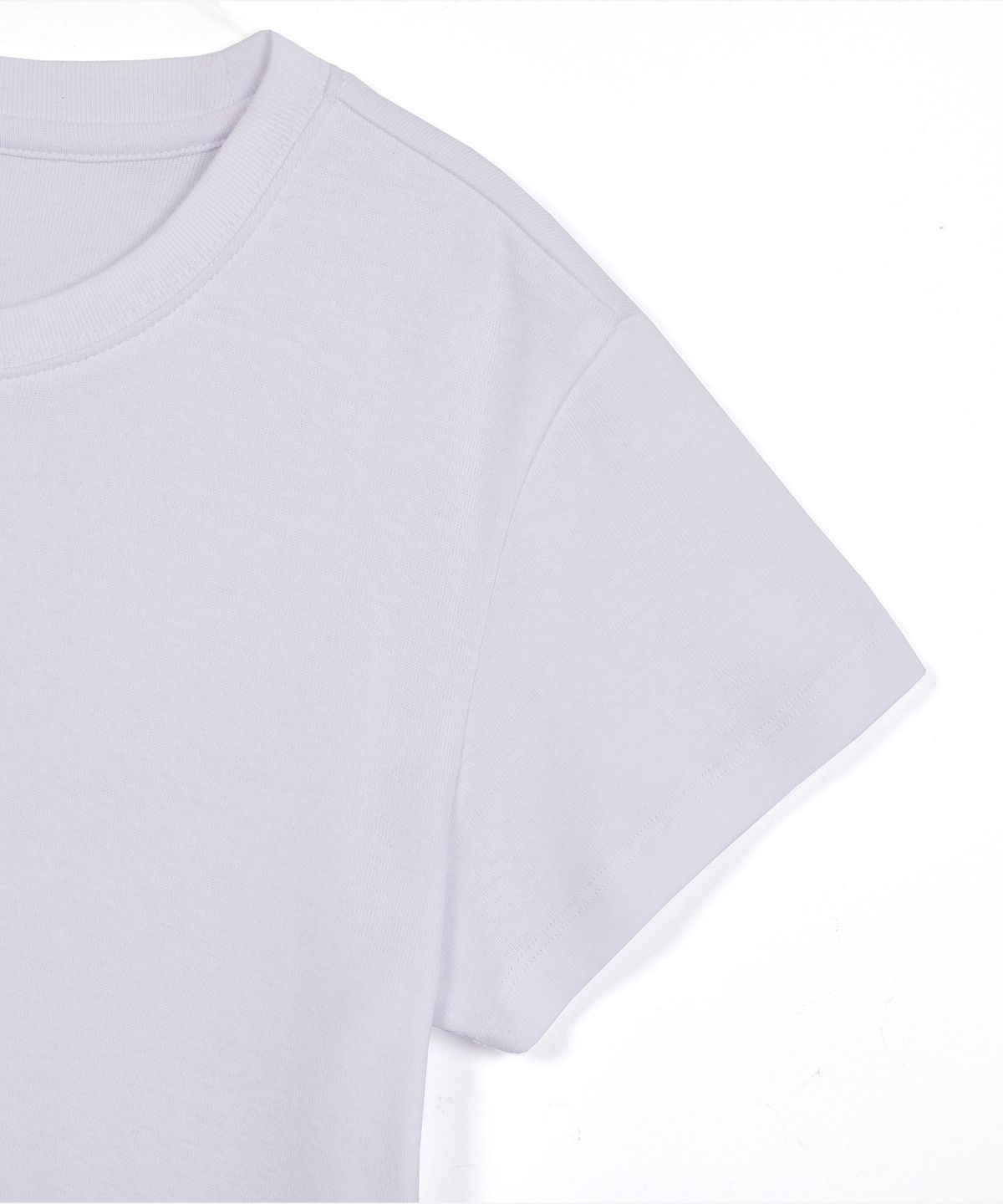 필더스(FIELDERS) BASIC CROPPED T-SHIRT WHITE