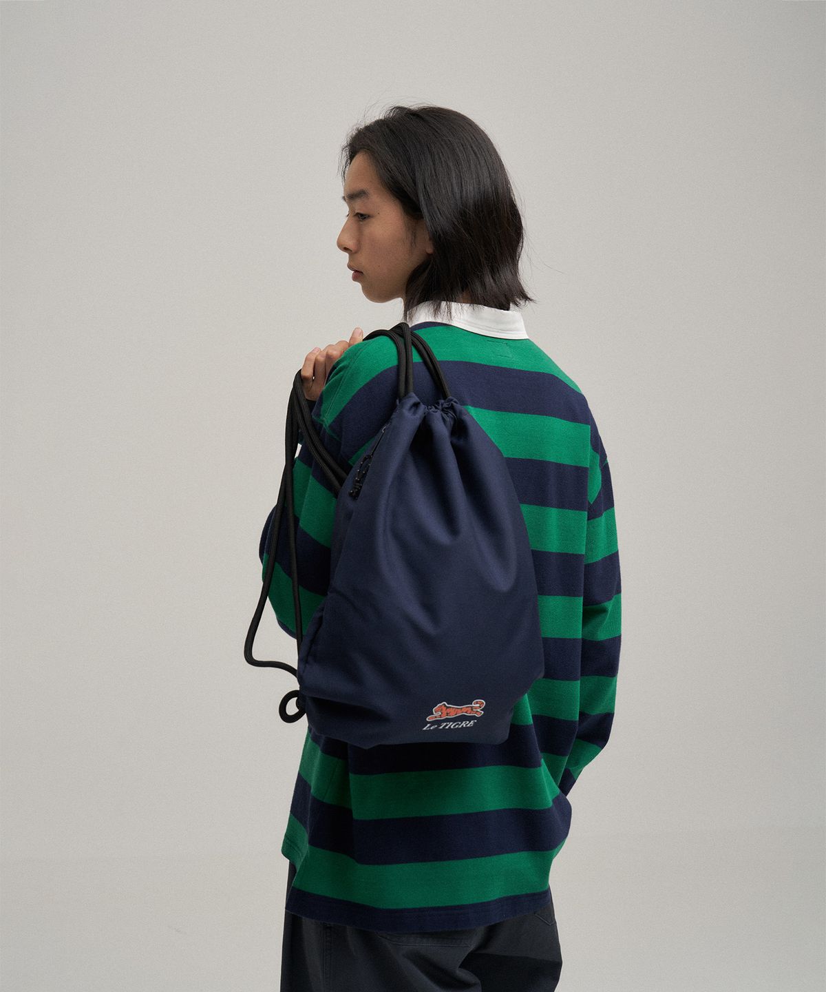 르티그레(LE TIGRE) Draw string Gymsack (Sports logo)