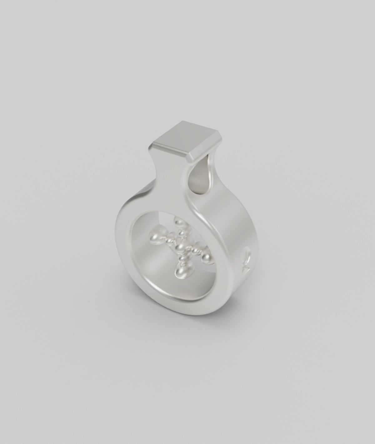 르네오브제(RENEOBJET) HAL PAV CROSS NECKLACE SET [STERLING SILVER] 실버 925 펜던트 포인트 목걸이 세트