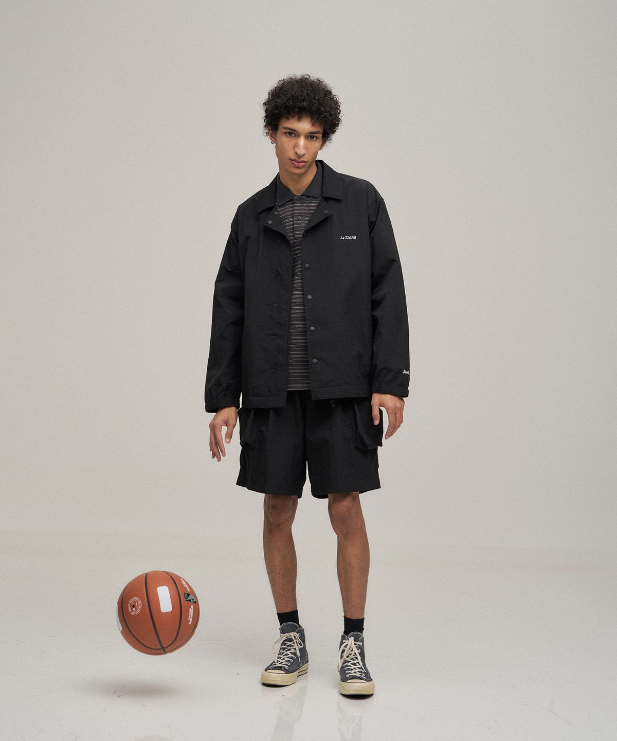 르티그레(LE TIGRE) Modern Cargo shorts (Black)