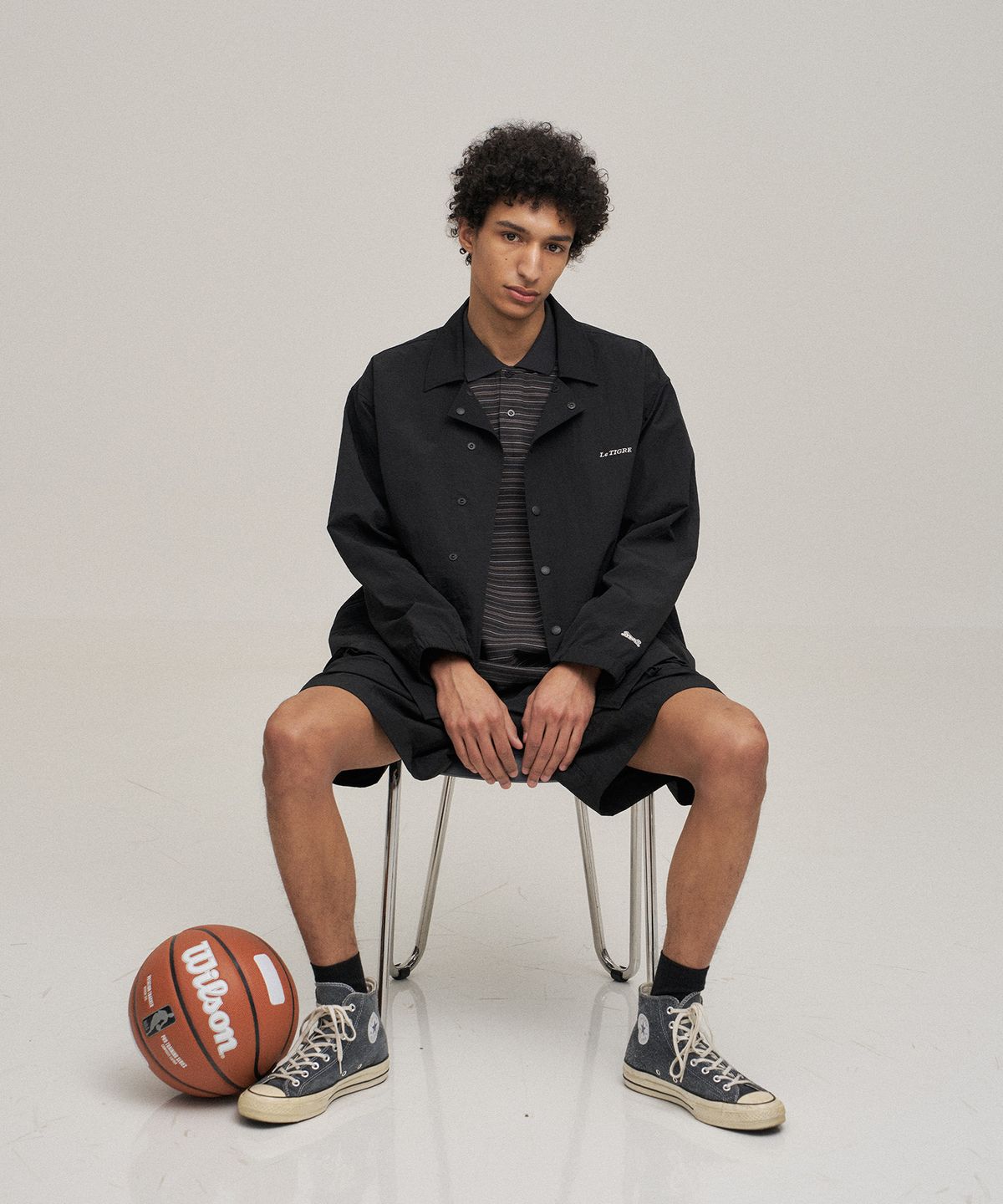 르티그레(LE TIGRE) Modern Cargo shorts (Black)